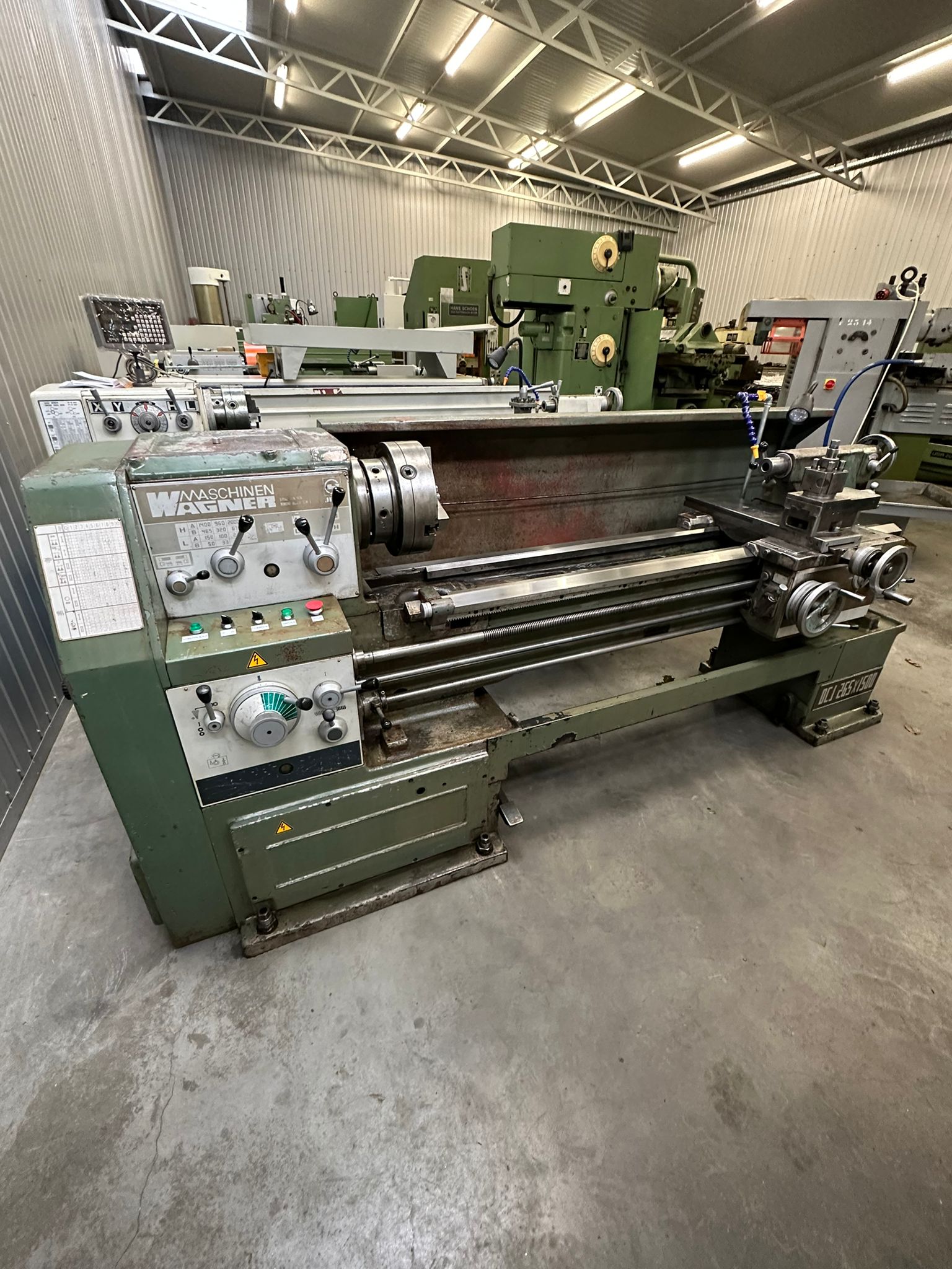 TOKARKA UNIWERSALNA WAGNER DCJ 265x1500