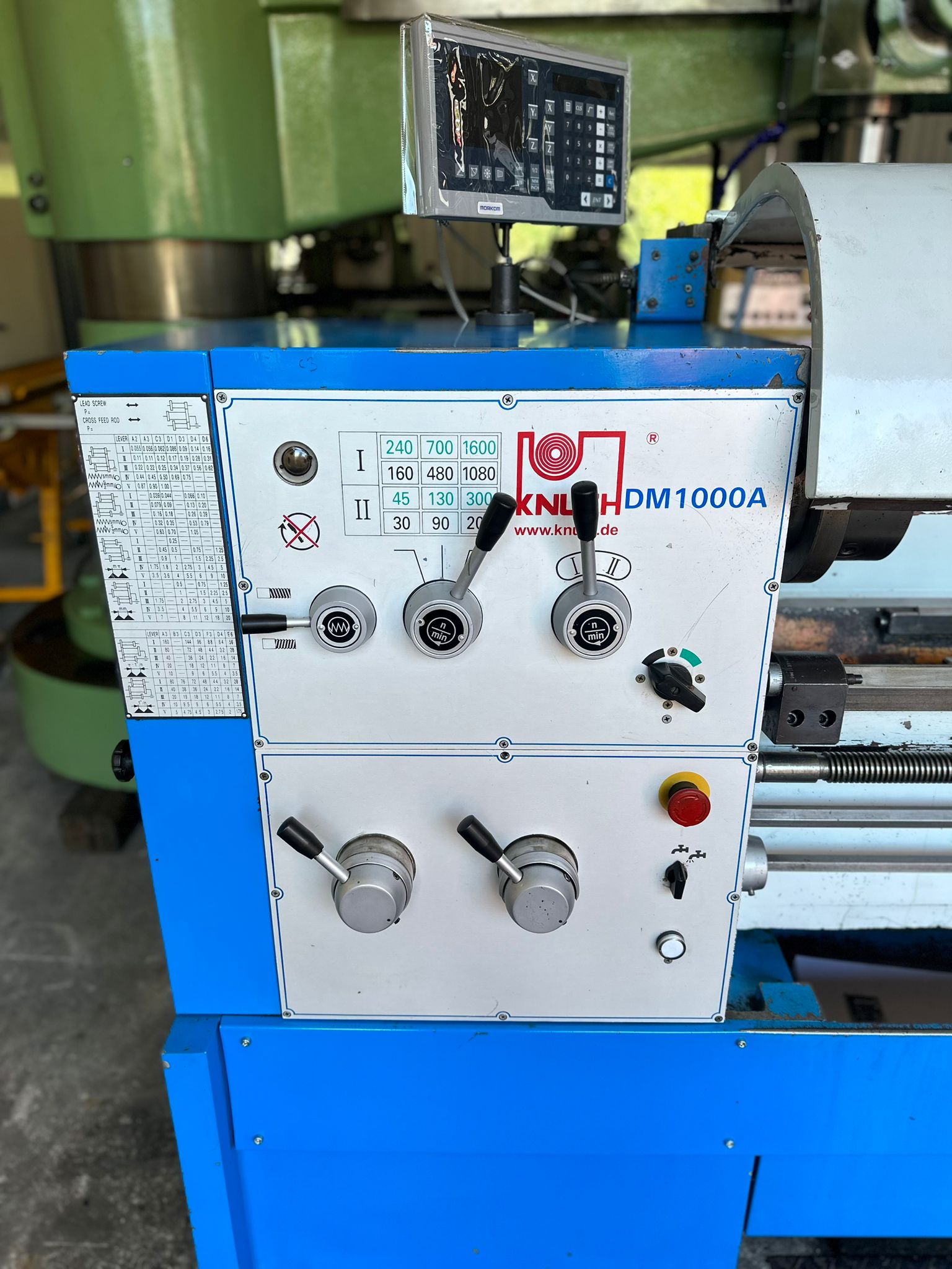 TOKARKA UNIWERSALNA KNUTH DM 1000 A M.3 P - obrazek 7