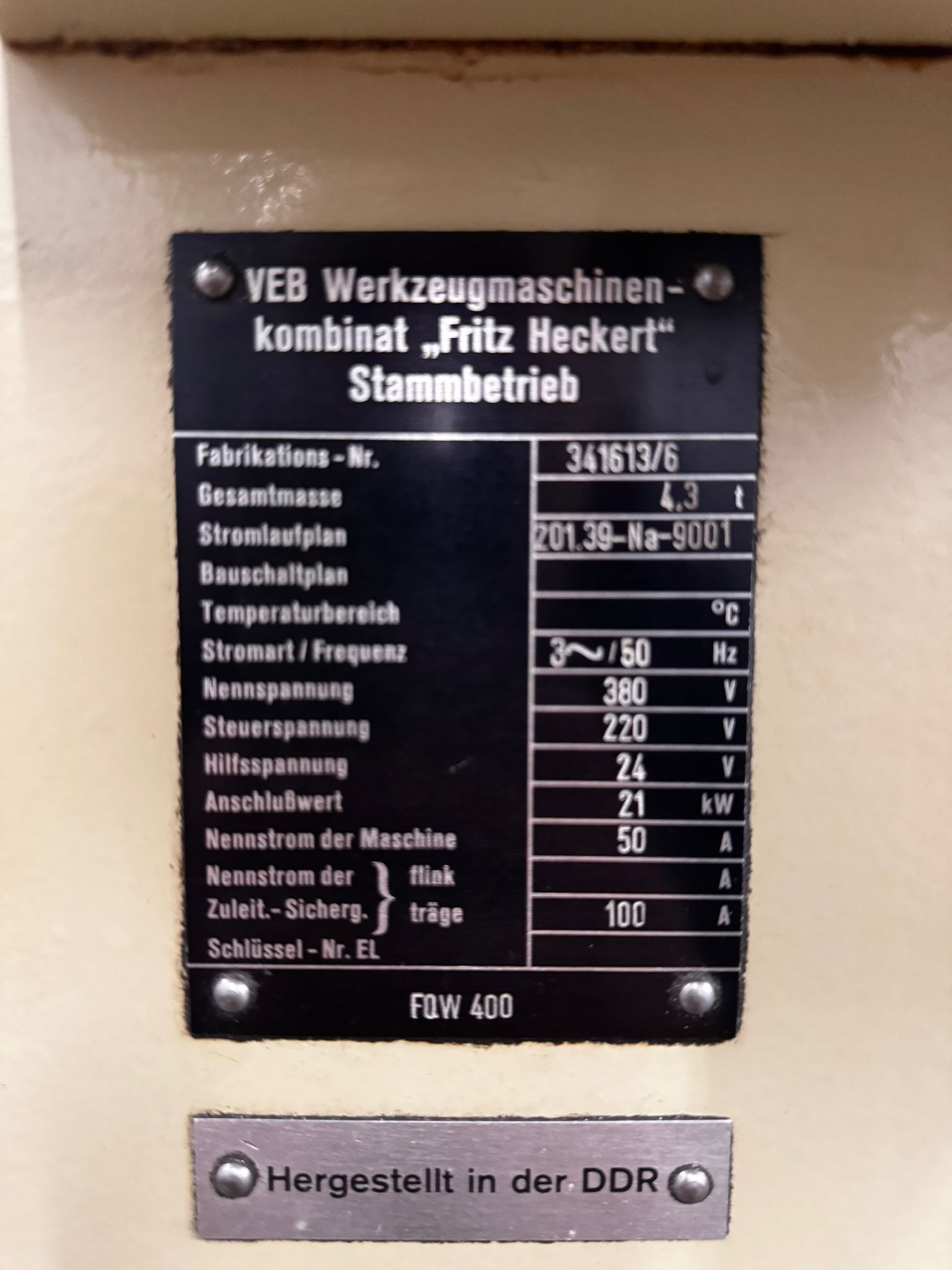 FREZARKA UNIWERSALNA WMW HECKERT FQW 400 - obrazek 15