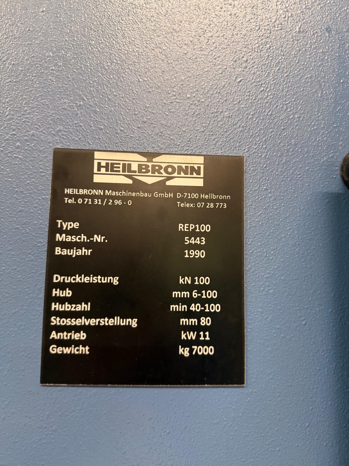 Prasa Mimośrodowa Heilbronn REP 100 - obrazek 13
