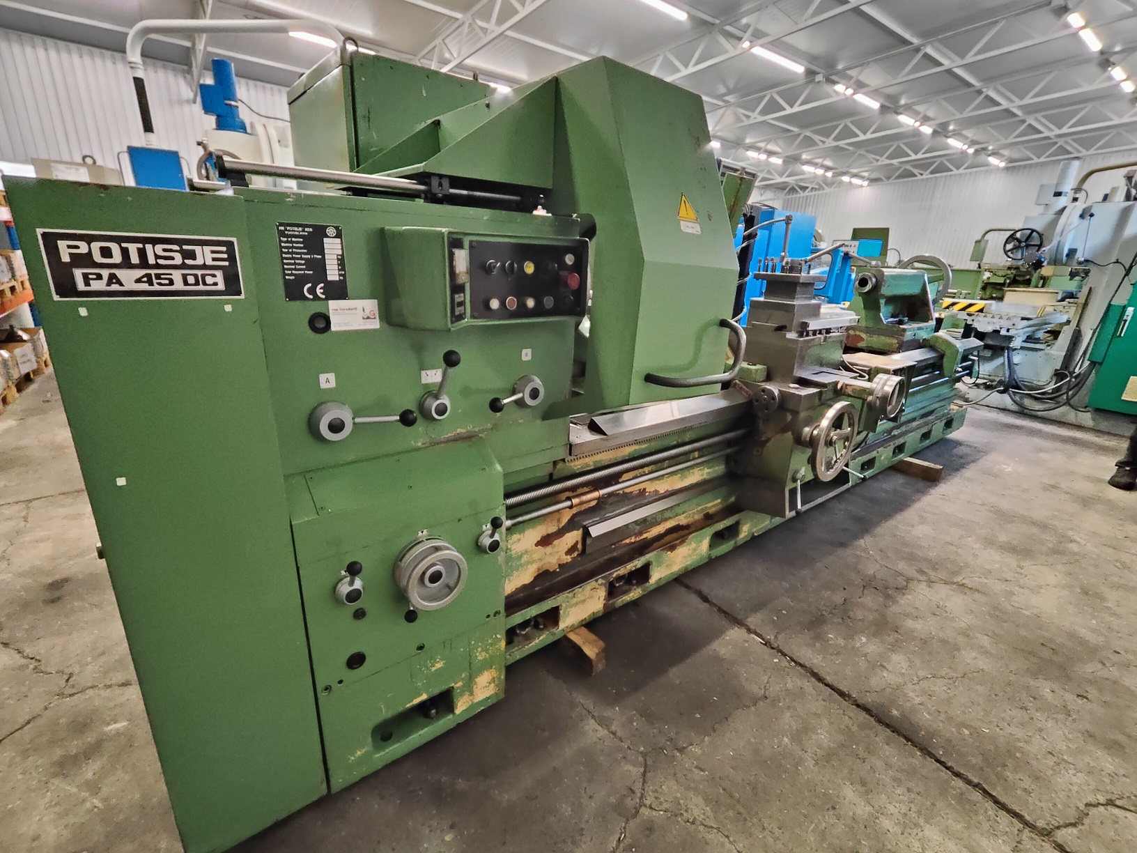 Tokarka Uniwersalna Potisje PA 45 DC x 3500 - obrazek 3